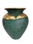 Large Vintage Tuscan Style Green and Gilt Terracotta Amphora Floor Vase, 1980s For Sale - Image 14 of 14