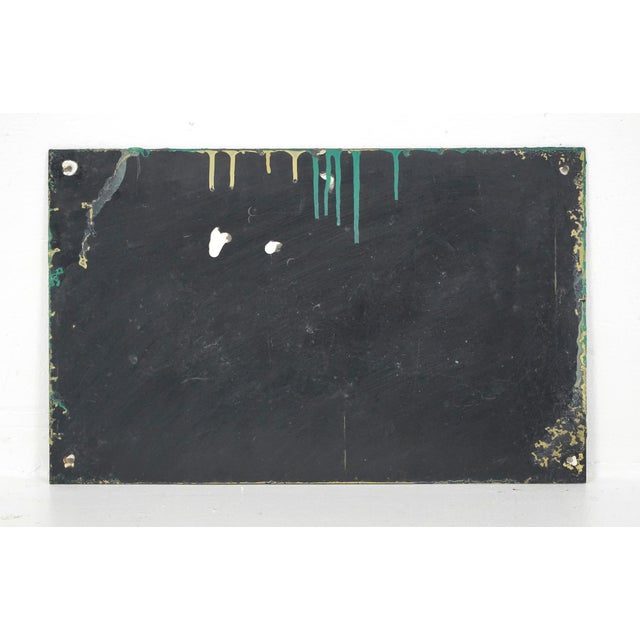 Reclaimed Belmont Racetrack Dining Room Dress Code Wall Sign For Sale - Image 6 of 7