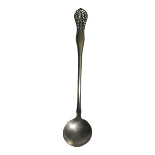 Antique English Hallmarked Silver Serving Ladel/Spoon For Sale
