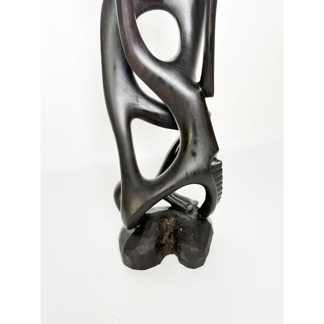 1980s Modernist Wooden Sculpture, France, 1980s For Sale - Image 5 of 12