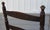 Wood Antique 19th Century American Primitive Four Slat Ladderback Chair - 43” For Sale - Image 7 of 8
