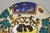 Vintage Judy Miller 10" Art Pottery Decorative Ceramic Plate "Lovers in Bed" For Sale - Image 4 of 10