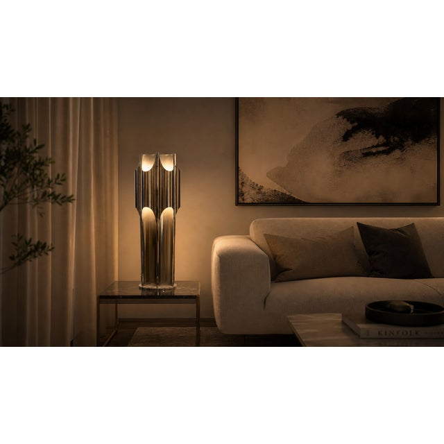 Organ Table Lamp by Jacques Charles for Maison Charles, 1965 For Sale - Image 3 of 7