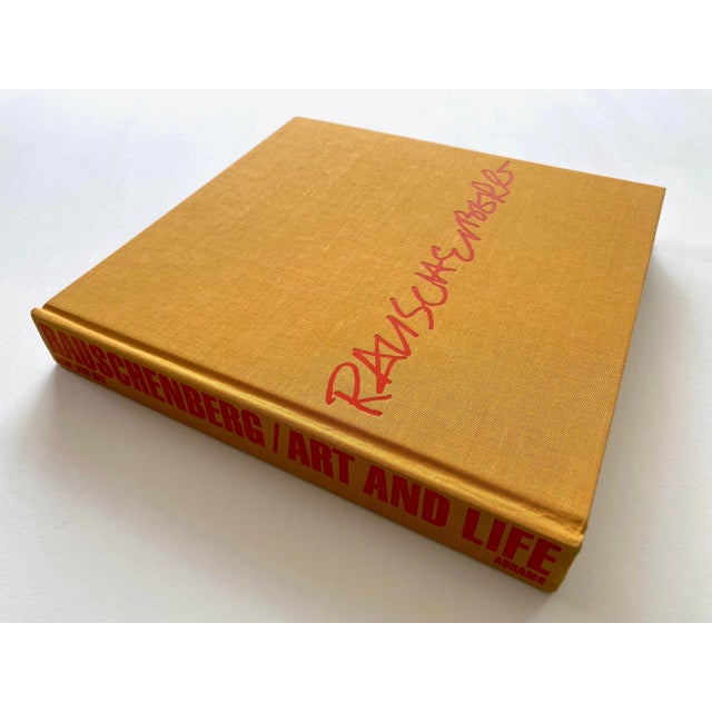 This " Rauschenberg : Art and Life " rare vintage 1990 first edition lithograph print collector's hardcover Pop Art book...
