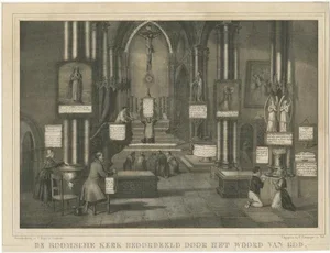 Campagne, Anti-Catholic Caricature, 1853, Paper