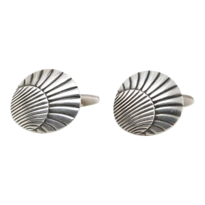 Georg Jensen Sterling Silver Sea Shell Cufflinks No. 99 - 2 Pieces