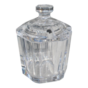 Orrefors Crystal Sugar Jar