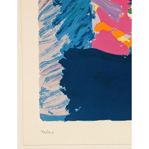 Modern Karel Appel, Resting Cat, 1978, LIthograph For Sale - Image 3 of 6