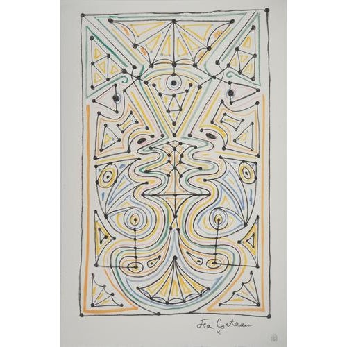 Jean Cocteau, The Kiss, Signed Lithograph For Sale - Image 8 of 8