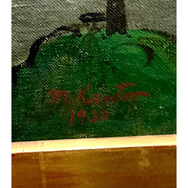 Morris Kantor, American, 1896-1974 Seaside View, 1930 Hand signed M. Kantor and dated 1930 lower right Oil on canvas 22...