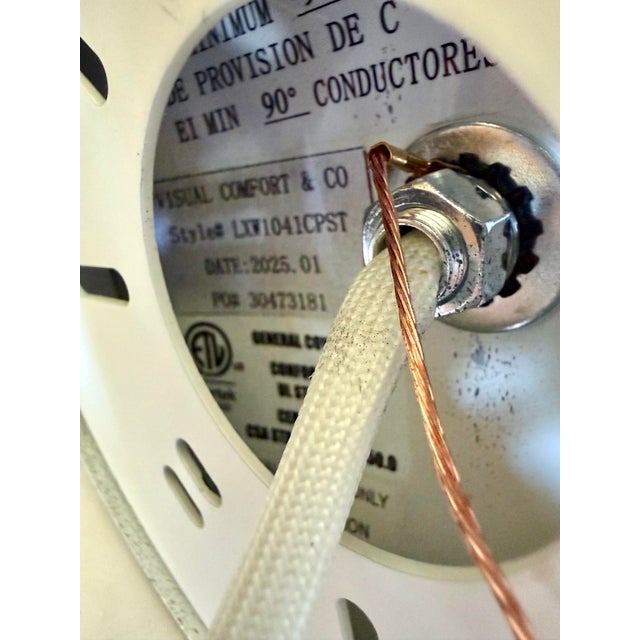 Visual Comfort “Cornet” Sconce by Christiane Lemieux, Black Double Cone Wall Light For Sale - Image 11 of 12