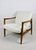 Industrial GFM-64 Armchair in White Ivory Bouclé from Edmund Homa, 1970s For Sale - Image 3 of 7
