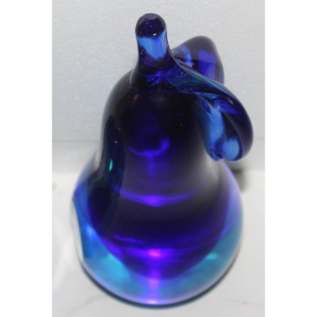 1940s 20th Century Murano Glass Apple & Pear Bookends, Pair For Sale - Image 5 of 9