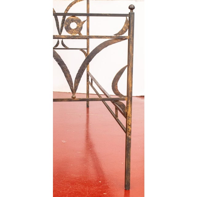 Folk Art Wrought Iron Bed Chairish