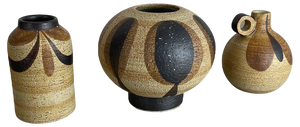 Modernist Vases by Peter Müller for Sgrafo Modern, Germany, 1960s, Set of 3