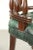 Chesterfield Office Chair in Green Flamed Cowhide Leather For Sale - Image 10 of 14