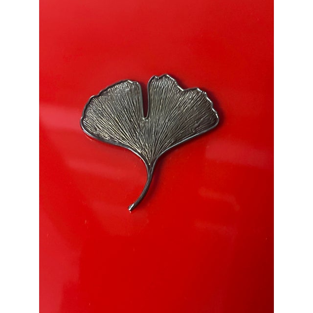 Rare Red Lacquer Box by Maison Dior circa 2010. The designer then was Doris Brynner, wife of Yul Brynner. This “Dior”, Red...