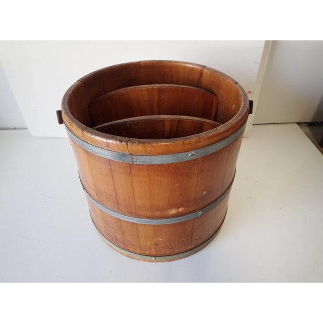 1960s Country Style Firkin Magazine Holder For Sale - Image 5 of 7