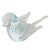 White Vintage Murano Glass Bird Sculpture Glass Paperweight, 1970s For Sale - Image 8 of 8