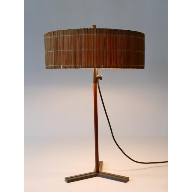Mid-Century Modern Teak and Brass Table Lamp from Kaiser Leuchten, 1960s For Sale - Image 11 of 18