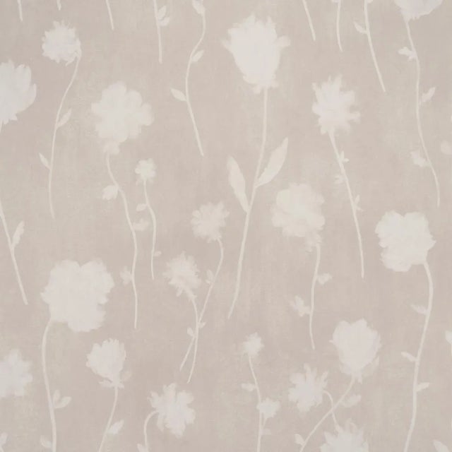 SAMPLE - Schumacher x Backdrop Before Midnight Wallpaper In Light Beige For Sale