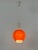 Red Mid-Century Pendant Lamp in Metal and Opaline Glass from Bünte & Remmler, Germany, 1960s For Sale - Image 8 of 18