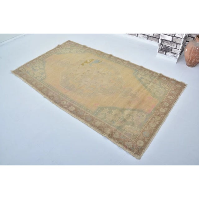 1960s Home Living Antique Vintage Rug For Sale - Image 5 of 10