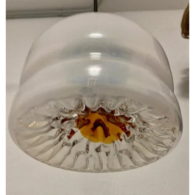 Mid-Century Modern Murano Crystal Tulip Lamp, 1960s For Sale - Image 3 of 11