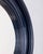 Vintage Wall Mirror in Blue Plastic, Italy, 1970s For Sale - Image 4 of 7