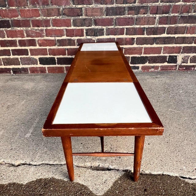 American of Martinsville Merton Gershun for American of Martinsville Mid Century Modern Coffee Table For Sale - Image 4 of 12