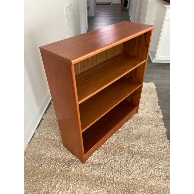 Mid-Century Danish Teak Bookcase For Sale In Charlotte - Image 6 of 11