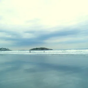 "Gloucester" Contemporary Original Seascape Color Photograph by Michael Filonow