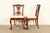 Baker Furniture Style Chippendale Carved Mahogany Dining Chairs, Set of Ten For Sale In South Bend - Image 6 of 16
