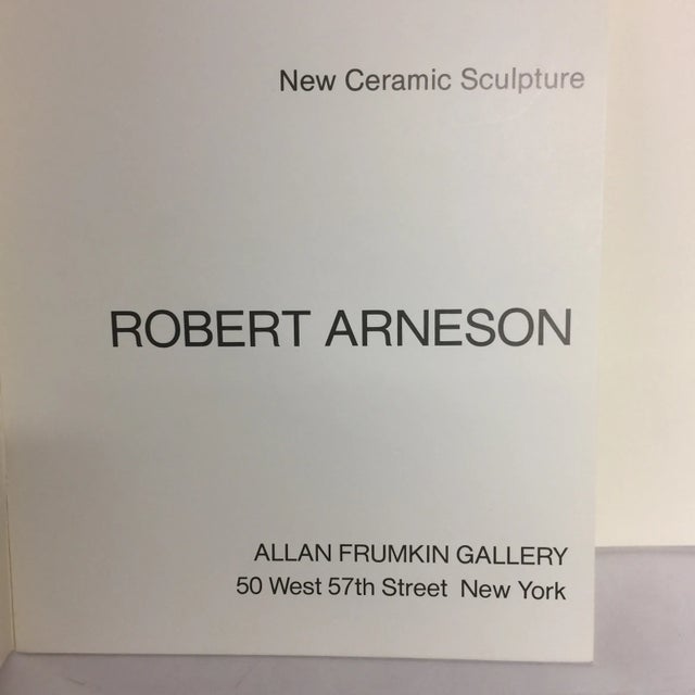 Vintage 1982 Robert Arneson Ceramic Sculpture Book Chairish