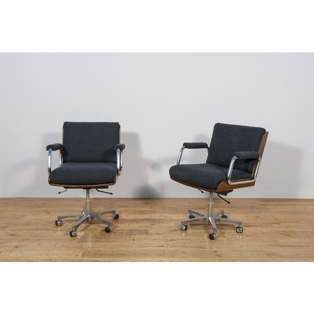 Mid-Century Swivel Office Chair by Gordon Russell, United Knigdom, 1970s For Sale - Image 17 of 18