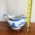 Blue Vintage Willow-Ware Style Chinoiserie Blue and White Gravy Boat Pitcher For Sale - Image 8 of 9