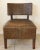 Brown Wicker & Solid Mahogany Wood Dining Side Chair For Sale - Image 12 of 12