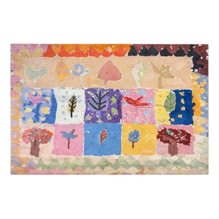 Fait Main Rug in Hand-Tufted Wool from Tisca, France, 1990s For Sale