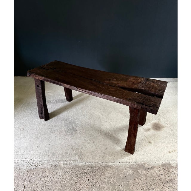 Early 19th Century Handcrafted Carved Workbench For Sale - Image 11 of 18