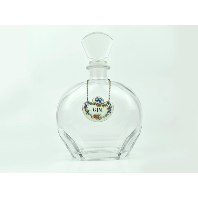 Victorian Early 20th Century Fine Bone China Staffordshire Vodka Gin Whiskey Liquor Bottle Tags- Set of 3 For Sale - Image 3 of 7