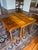 Baker Furniture English Regency Walnut and Burl Wood Parquet Top Nesting Tables, Pair For Sale In Washington DC - Image 6 of 12