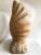 1950s Italian Carved Wood Folded Leaf Sculpture on Wood Base For Sale In New York - Image 6 of 11