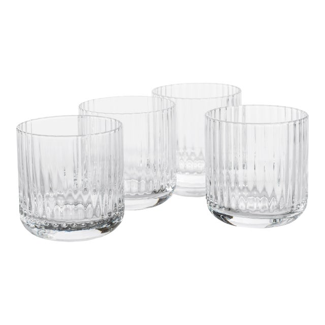 Santana Double Old-Fashioned Glasses, Set of 4 For Sale