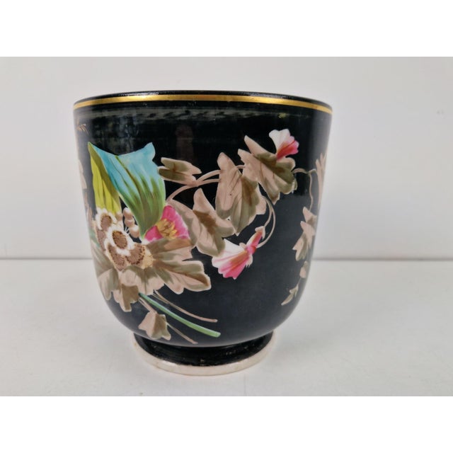 Napoleon III Porcelain de Paris Cachepot, France, 1930s For Sale - Image 10 of 11