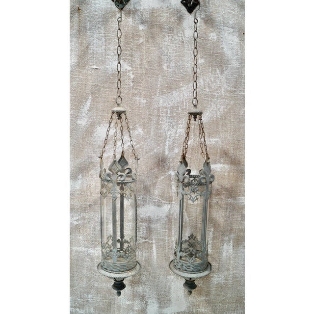 Vintage Hanging Lanterns, 1960s, Set of 2 For Sale - Image 9 of 9