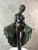 Beautiful French Art Deco bronze figure of a Dancer, by Joseph Emmanuel Descomps Cormier in a standing pose, with arms...