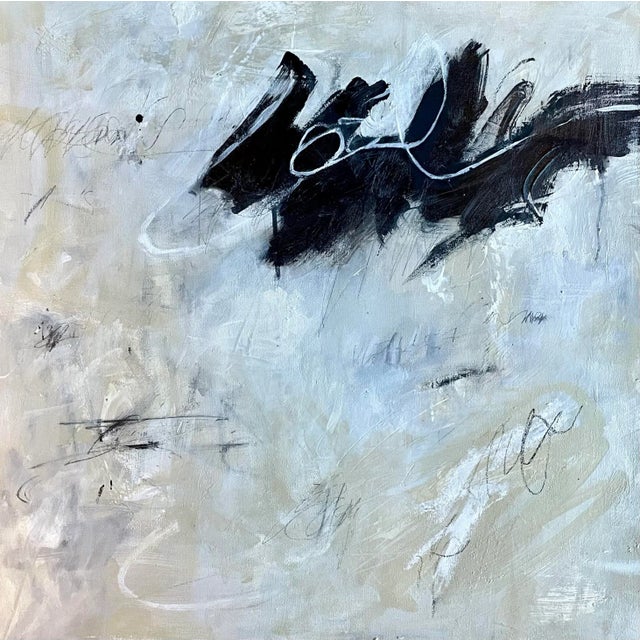 This modern abstract painting titled ‘Collected Memories” A modern diptych abstract painting These Gallery wrapped...