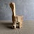 Late 20th Century Wabi Sabi Carved Tree Trunk Chair One of a Kind For Sale - Image 4 of 17