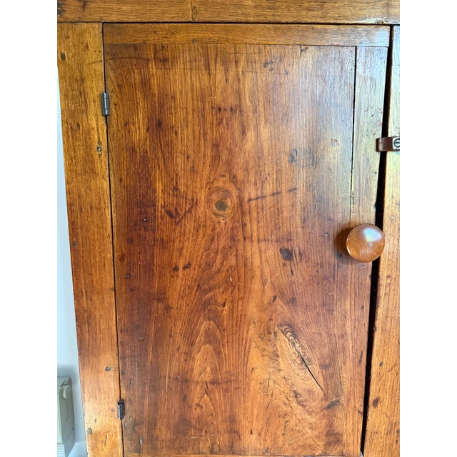 Antique 19th Century American Butternut Linen Cupboard or Blanket Press For Sale - Image 17 of 17