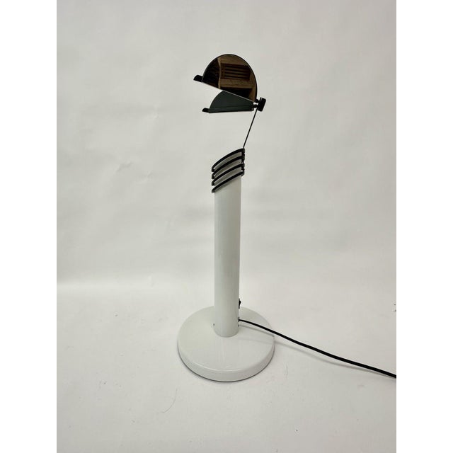 Dimensions: 63cm H, 24cm Diameter Period: 1970's Material: Metal, plastic Up to 250V (Europe/UK Standard).The wiring of...